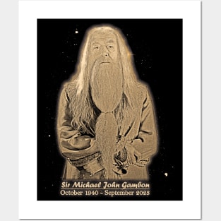 Sir Michael Gambon Posters and Art